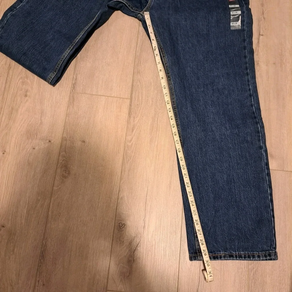 Men's‎ Levi's 505 42x30 41W Regular Fit Blue Denim Jeans Classic Straight NWT